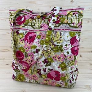 Vera Bradley Retired Make Me Blush Medium Tote